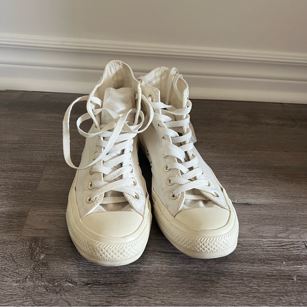 High-Top White Sneakers